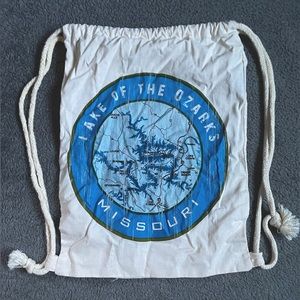 Canvas Cinch-Style Backpack - Lake of the Ozarks